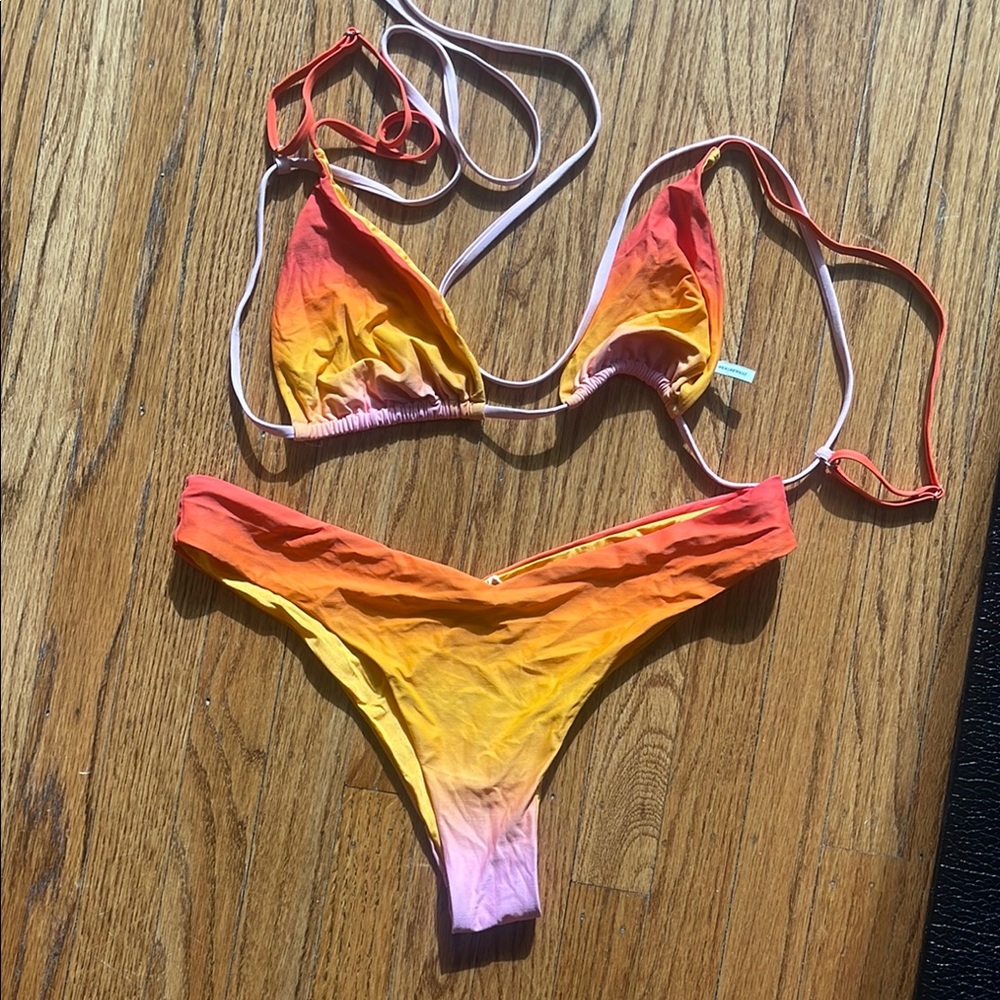 Colorful Gradient Bikini Set
